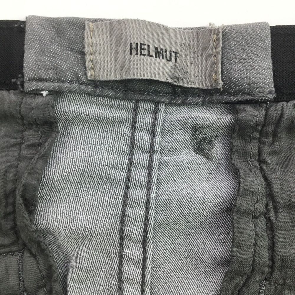 Helmut Lang Womens Pull-On Cropped Slim Jeans sz 31 Stretch Charcoal Grey USA - Picture 4 of 9
